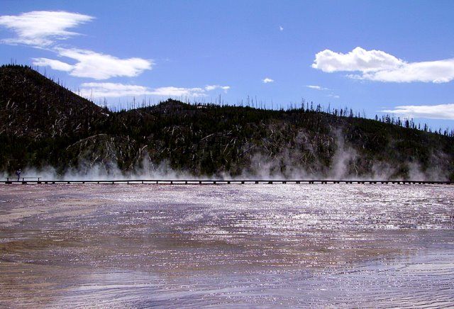 Zdjęcia: Yellowstone Nat. Park, Wyoming, srebrzysta wrząca woda w Yellowstone, USA Zdjęcia: Yellowstone Nat. Park, Wyoming, srebrzysta wrząca woda w Yellowstone, USA