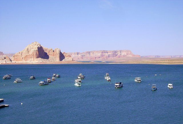 Zdjęcia: Page, Arizona, marina w Page, USA Zdjęcia: Page, Arizona, marina w Page, USA