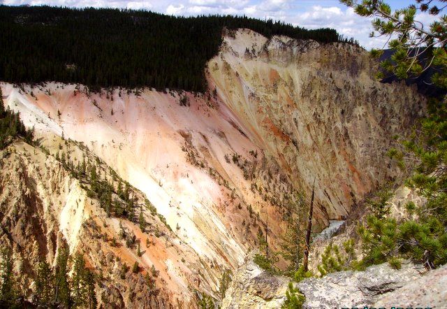 Zdjęcia: Yellowstone Nat. Park, Wyoming, kolorowe ściany kanionu rzeki Yelowstone, USA Zdjęcia: Yellowstone Nat. Park, Wyoming, kolorowe ściany kanionu rzeki Yelowstone, USA