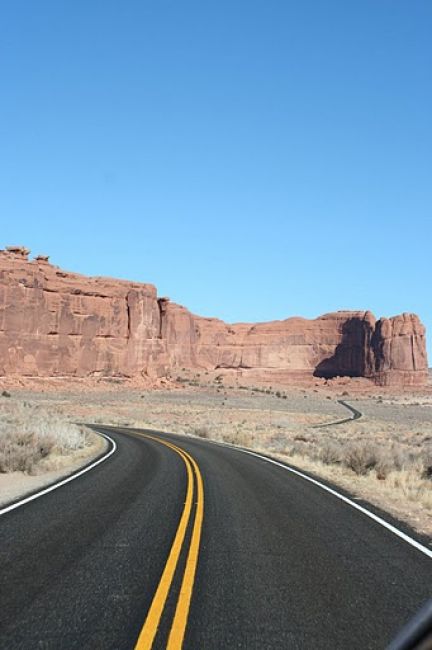 Zdjęcia: Arches National Park, Utah, Droga do Arches NP, USA Zdjęcia: Arches National Park, Utah, Droga do Arches NP, USA