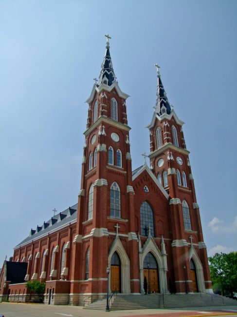 Zdjęcia: Iowa / Dyersville, Bazylika sw. Franciszka Ksawerego, USA Zdjęcia: Iowa / Dyersville, Bazylika sw. Franciszka Ksawerego, USA