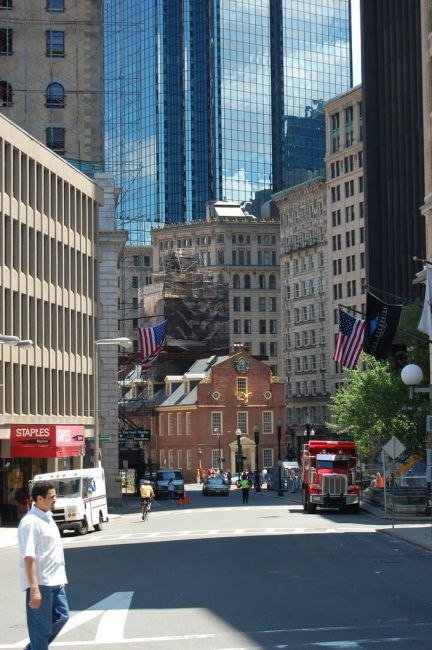Zdjęcia: Boston, Massachusetts, Old State House - kolebka niepodległości USA, USA Zdjęcia: Boston, Massachusetts, Old State House - kolebka niepodległości USA, USA