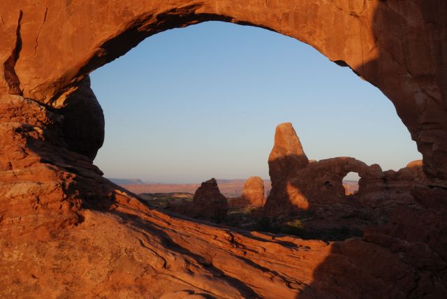 Zdjęcia: Moab, Arches National Park, Utah, Turret Arch, USA Zdjęcia: Moab, Arches National Park, Utah, Turret Arch, USA