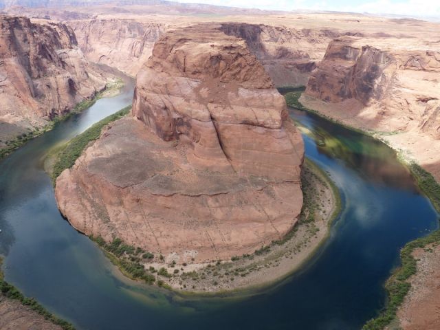 Zdjęcia: rzeka Kolorado, Arizona, Horseshoe Bend - punkt widokowy blisko Page, USA Zdjęcia: rzeka Kolorado, Arizona, Horseshoe Bend - punkt widokowy blisko Page, USA