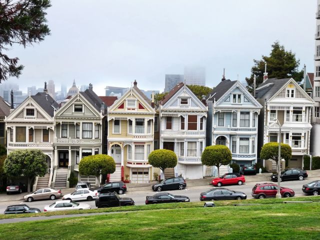 Zdjęcia: San Francisco, California, Painted Ladies, USA Zdjęcia: San Francisco, California, Painted Ladies, USA