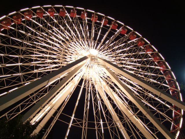 Zdjęcia: USA / Chicago / Navy Pier, diabelski mlyn, USA Zdjęcia: USA / Chicago / Navy Pier, diabelski mlyn, USA