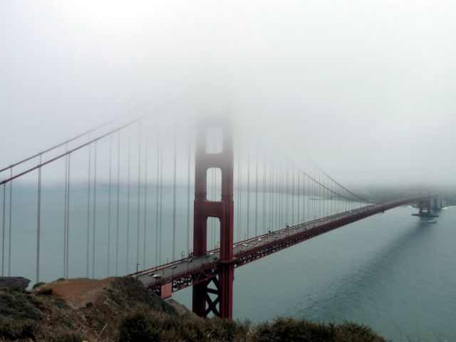 Zdjęcia: San Francisco, California, Typowy widok na Golden Gate, USA Zdjęcia: San Francisco, California, Typowy widok na Golden Gate, USA