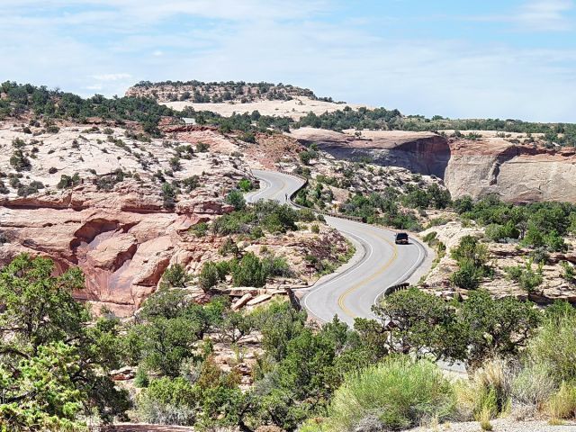 Zdjęcia: Canyonlands NP, Utah, Droga na koniec skały, USA Zdjęcia: Canyonlands NP, Utah, Droga na koniec skały, USA