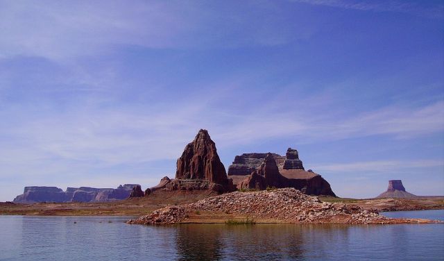 Zdjęcia: Lake Powell, Arizona, płynąc przez Lake Powell, USA Zdjęcia: Lake Powell, Arizona, płynąc przez Lake Powell, USA