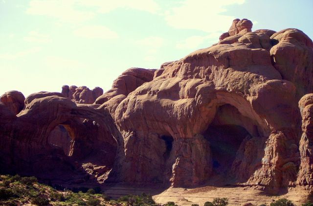 Zdjęcia: Arches Nat. Park, Utah, Double Arch, USA Zdjęcia: Arches Nat. Park, Utah, Double Arch, USA