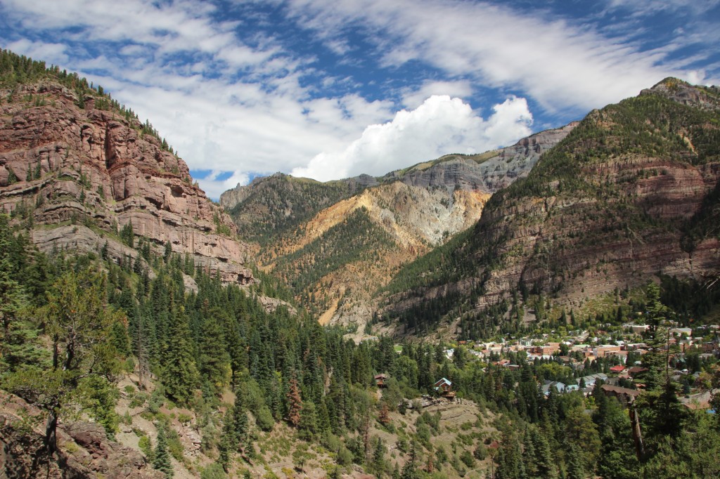 Zdjęcia: Kolorado / Ouray , Taka "dziura" w Gorach Skalistych..., USA Zdjęcia: Kolorado / Ouray , Taka "dziura" w Gorach Skalistych..., USA