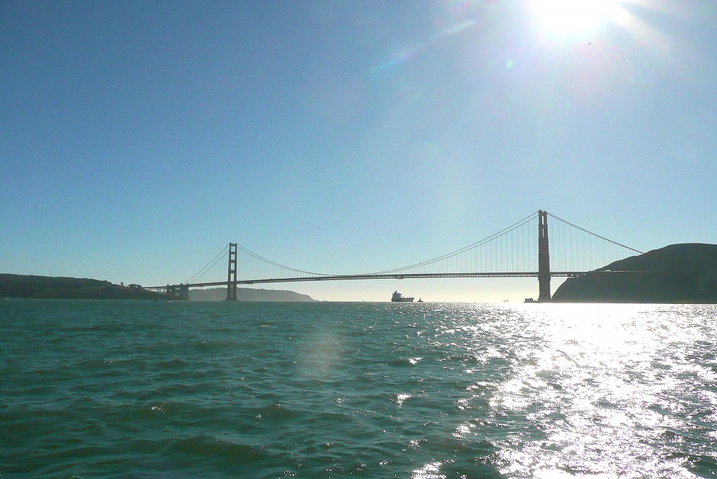 Zdjęcia: San Francicso, California, Golden Gate Bridge w stronę słońca, USA Zdjęcia: San Francicso, California, Golden Gate Bridge w stronę słońca, USA
