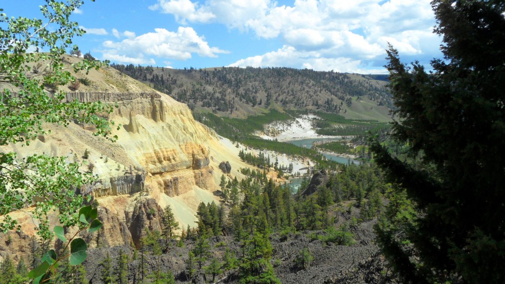 Zdjęcia: Yellowstone, Dolina rzeki w Yellowston, USA Zdjęcia: Yellowstone, Dolina rzeki w Yellowston, USA