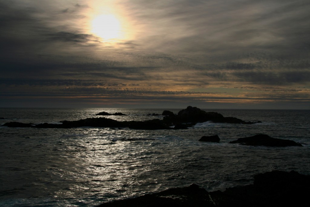 Zdjęcia: Rezerwat Point Lobos, California, Zachód słońca nad Ptasią Wyspą, USA Zdjęcia: Rezerwat Point Lobos, California, Zachód słońca nad Ptasią Wyspą, USA