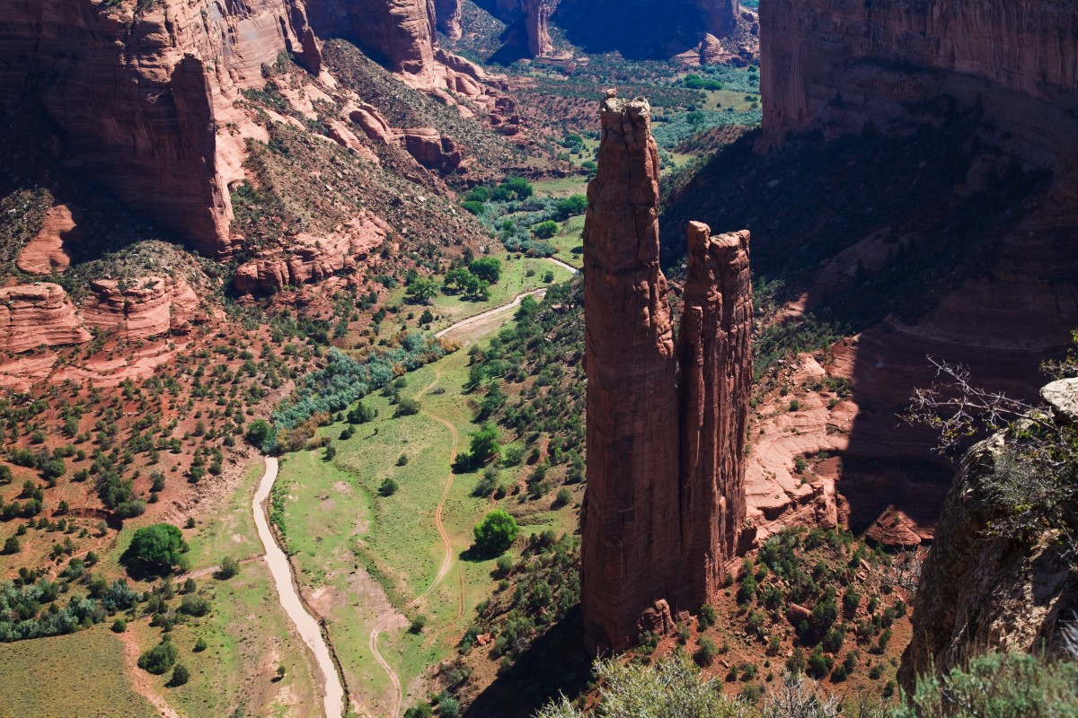 Zdjęcia: Canyon de Chelly, Arizona, Spider Rock, USA Zdjęcia: Canyon de Chelly, Arizona, Spider Rock, USA