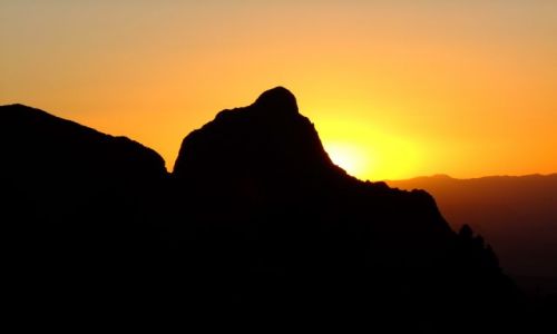 Zdjęcie USA / - / Texas / Big Bend NP / Chisos Mtns / dzien sie konczy :)