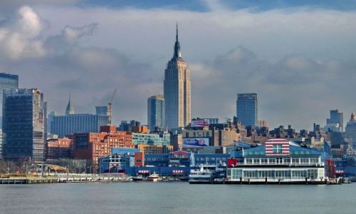 Zdjecie USA / NY / NYC / Empire State w gszczu budynkw