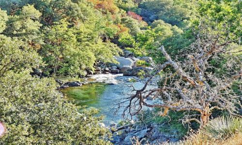 Zdjęcie USA / California / sequoia NP / Rzeczka po drodze do Sequoia National Park