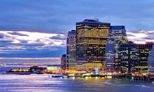 Zdjecie USA / NY / NYC / Widok z Brooklyn Bridge na Manhattan