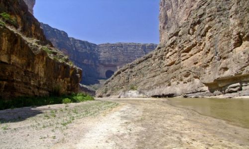 Zdjęcie USA / - / Texas / Big Bend NP / Santa Elena Canyon / przelom Rio Grande