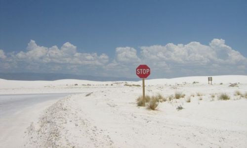 Zdjecie USA / Nowy Meksyk / White Sands Desert / WS