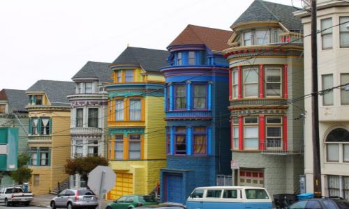 Zdjecie USA / California / San Francisco / Bay Victorian Houses