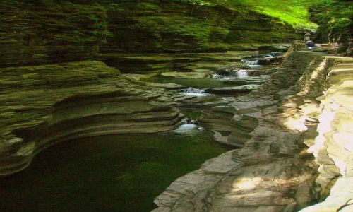 Zdjcie USA / stan Nowy York / Watkins Glen State Park - Finger Lakes / tego parku nie da si przej szybko, bo kady fragment trasy jest piekny