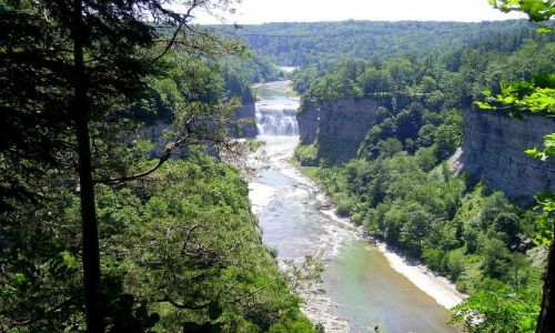 Zdjcie USA / stan Nowy York / Letchworth State Park / w Letchworth State Park