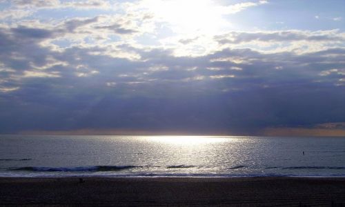 Zdjcie USA / North Karolina / Outer Banks - Kill Devils Hill / przed burz na plazy w Kill Devils Hill