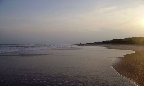 Zdjęcie USA / North Carolina / Outer Banks- Emerald Island / magiczne światło tuz przed zachodem słońca