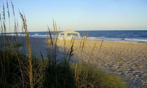 Zdjęcie USA / North Carolina / Outer Banks- Emerald Island / ciche popołudnie na plaży