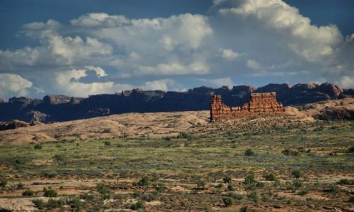 Zdjęcie USA / Utah / Arches / Kamienny parowóz ;))