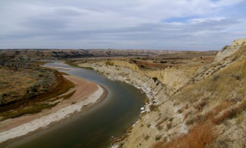 Zdjcie USA / - / North Dakota / Roosevelt NP / Przelom Little Missouri