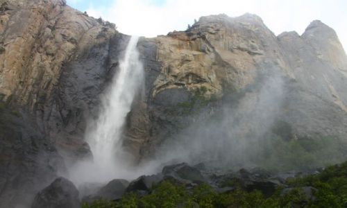 Zdjcie USA / California / Yosemite / Bridalveil Falls