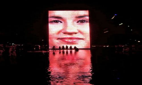 Zdjęcie USA / - / Illinois / Chicago/ Millennium Park / Konkurs - Crown Fountain
