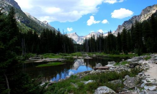 Zdjecie USA / Wyoming / Grand Teton / Cascade Canyon