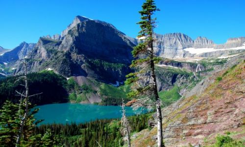 Zdjecie USA / Montana / Grinnel trail / Grinnel Lake