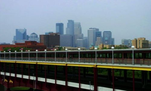 Zdjęcie USA / minnesota / minneapolis / widok z uniwerka