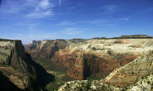 Zdjecie USA / utah / zion np / zion valley