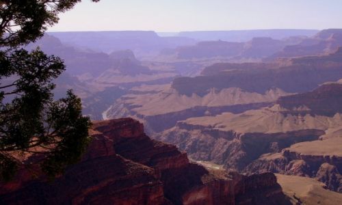 Zdjecie USA / Arizona / Grand Canyon - South Rimm / rzeka Kolorado na dnie Grand Canyon