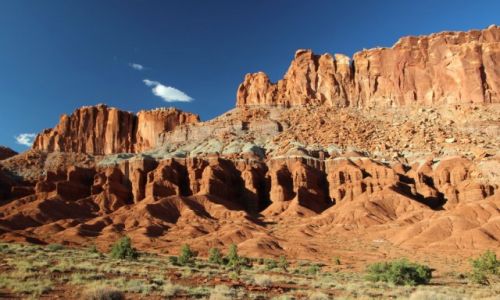 Zdjecie USA / - / Utah / Capitol Reef NP / Skalna rafa