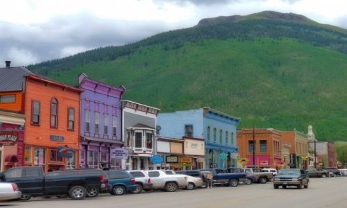 Zdjecie USA / Colorado / Silverton / Ulica w Silverton
