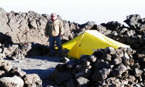 Zdjecie USA / Washington state / Mt.Adams / biwak pod szcytem Mt.Adams