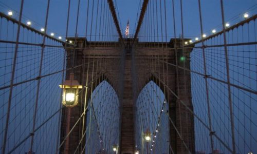 Zdjecie USA / brak / Nowy York / Brooklyn Bridge
