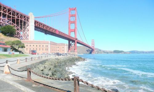 Zdjcie USA / California / San Francicso / Fort pod GGB