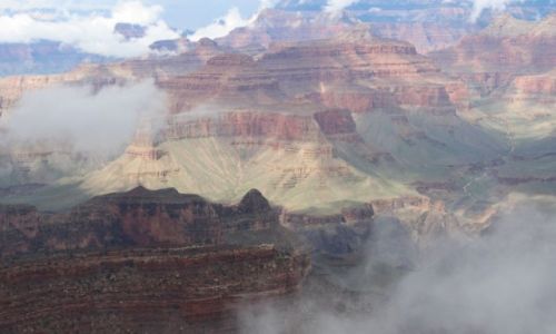Zdjecie USA / Arizona / Grand Canyon National Park / KONKURS Mgy nad Wielkim Kanionem