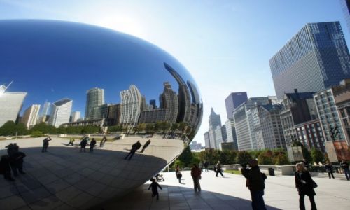 Zdjęcie USA / Illinois / Chicago / Pod fasolką