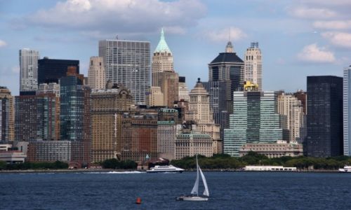 Zdjęcie USA / - / New York / Biały żagiel