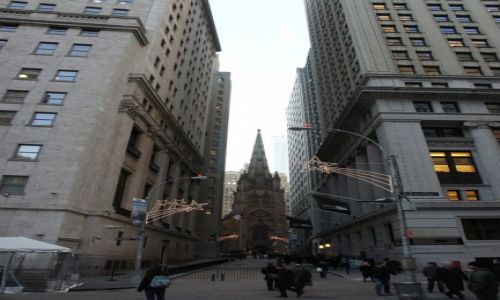 USA / New York / Wall Street / Wall Street witecznie