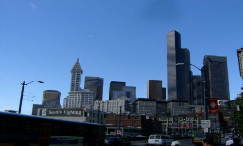 Zdjecie USA / Washington / Seattle / Wysokie domy